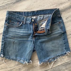 Lucky brand Jean cut off shorts Sz 8